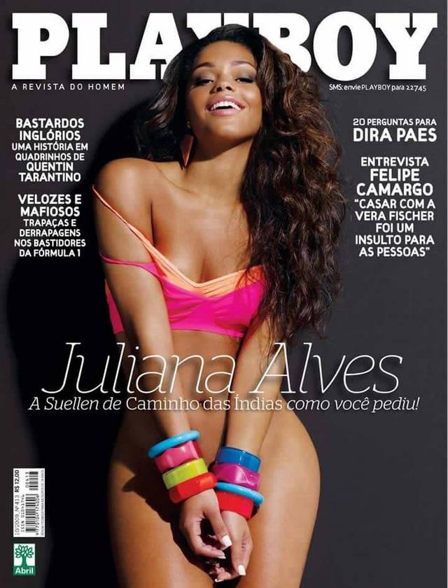 Juliana Alves a famosinha nua em uma revista famosa
